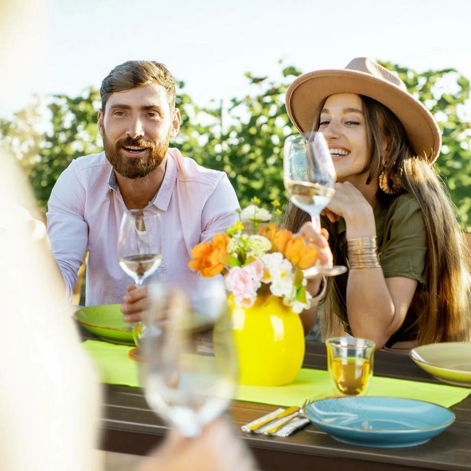 relaxdays Gartentisch »Rechteckiger Gartentisch Holzoptik« 3 relaxdays Gartentisch »Rechteckiger Gartentisch Holzoptik« – Bild 3