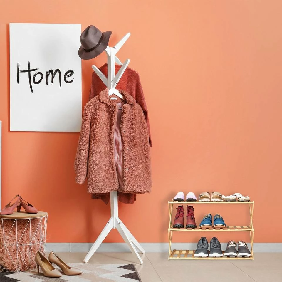 relaxdays Schuhregal »Faltbares Schuhregal aus Bambus«, 1-tlg. 2 relaxdays Schuhregal »Faltbares Schuhregal aus Bambus«, 1-tlg. – Bild 2