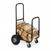 relaxdays Kaminholzregal »Kaminholzwagen mit Reifen und Rollen«, BxTxH:58x52x107.5 cm