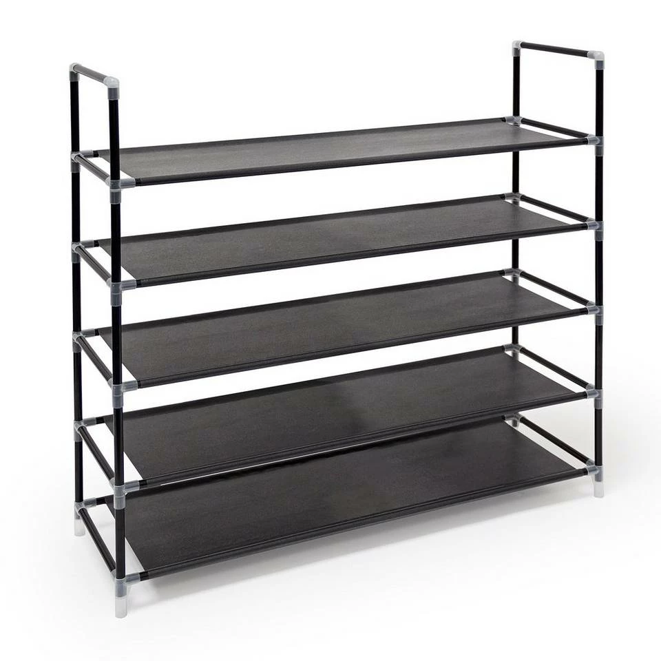 relaxdays Schuhregal »2 x Schuhregal 20 Paar Schuhe schwarz« 4 relaxdays Schuhregal »2 x Schuhregal 20 Paar Schuhe schwarz« – Bild 4