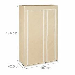 relaxdays Kleiderschrank »2 x Stoffschrank Kleiderstange beige« 14 relaxdays Kleiderschrank »2 x Stoffschrank Kleiderstange beige« -Deutschland Möbel Verkäufe 2024 6e669f90 28f2 53e6 82aa babc4894d9d0