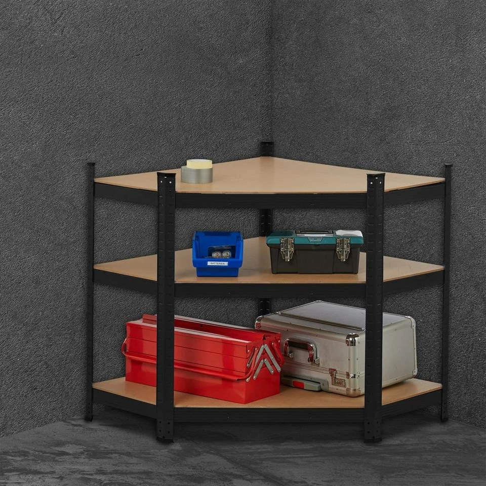 relaxdays Schwerlastregal »Schwarzes Eck Schwerlastregal 5 Ebenen« 5 relaxdays Schwerlastregal »Schwarzes Eck Schwerlastregal 5 Ebenen« – Bild 5