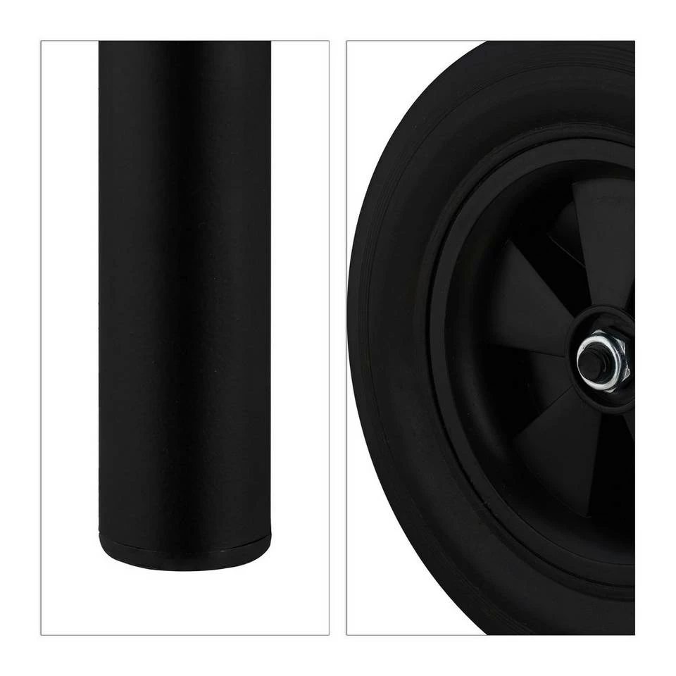 relaxdays Kaminholzregal »Kaminholzwagen mit Besteck«, BxTxH:37x42x81 cm 8 relaxdays Kaminholzregal »Kaminholzwagen mit Besteck«, BxTxH:37x42x81 cm – Bild 8