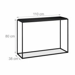 relaxdays Konsolentisch »Schwarzer Konsolentisch« -Deutschland Möbel Verkäufe 2024 6f4577ff 3bf9 5ce9 b94c 8a3a4503c9d2