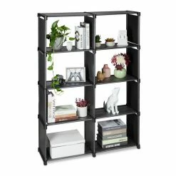 relaxdays Standregal »Standregal Stoff 8 Fächer«