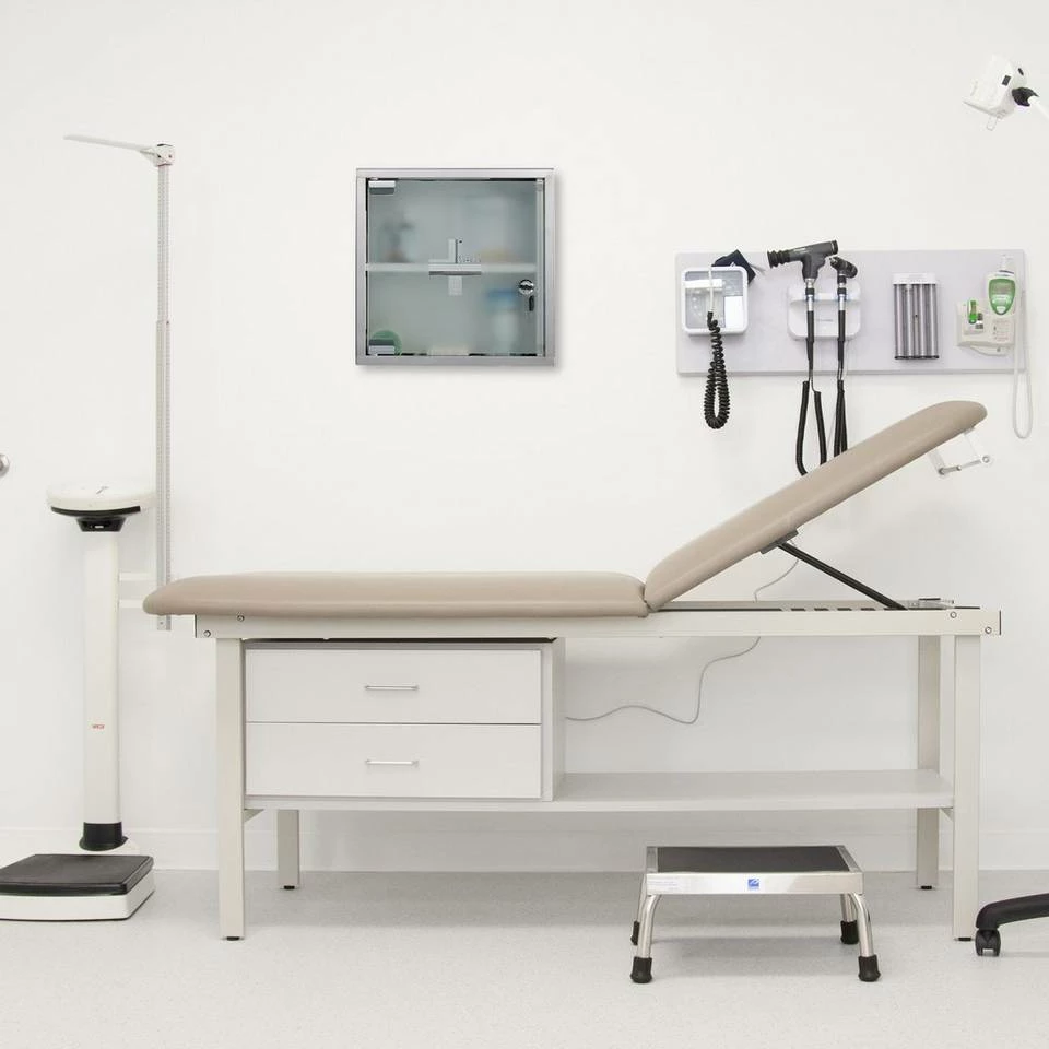 relaxdays Medizinschrank »Medizinschrank Edelstahl quadratisch« 3 relaxdays Medizinschrank »Medizinschrank Edelstahl quadratisch« – Bild 3