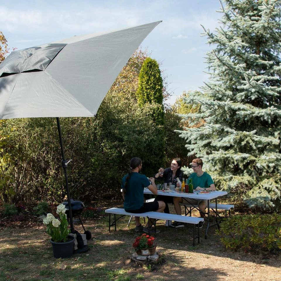 relaxdays Bierzeltgarnitur »Bierzeltgarnitur klappbar weiß« 3 relaxdays Bierzeltgarnitur »Bierzeltgarnitur klappbar weiß« – Bild 3