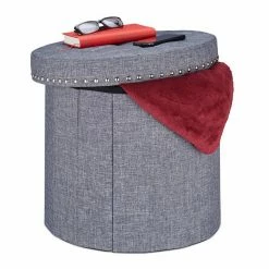 relaxdays Sitzhocker »Sitzhocker mit Stauraum«, Weiß Braun Silber, Grau Silber, Weiß Silber, Schwarz Silber -Deutschland Möbel Verkäufe 2024 7127941d 3c39 5deb b346 0ce4d4704330