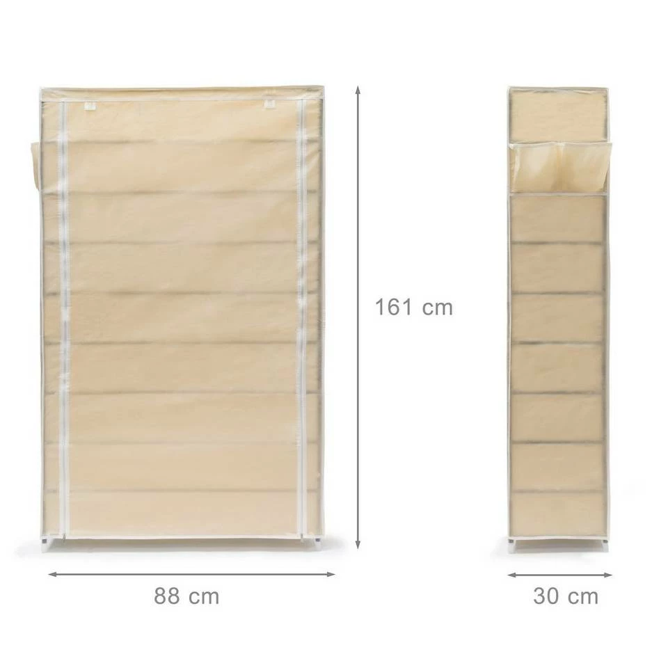 relaxdays Schuhschrank »2 x Schuhschrank VALENTIN hoch beige« 3 relaxdays Schuhschrank »2 x Schuhschrank VALENTIN hoch beige« – Bild 3