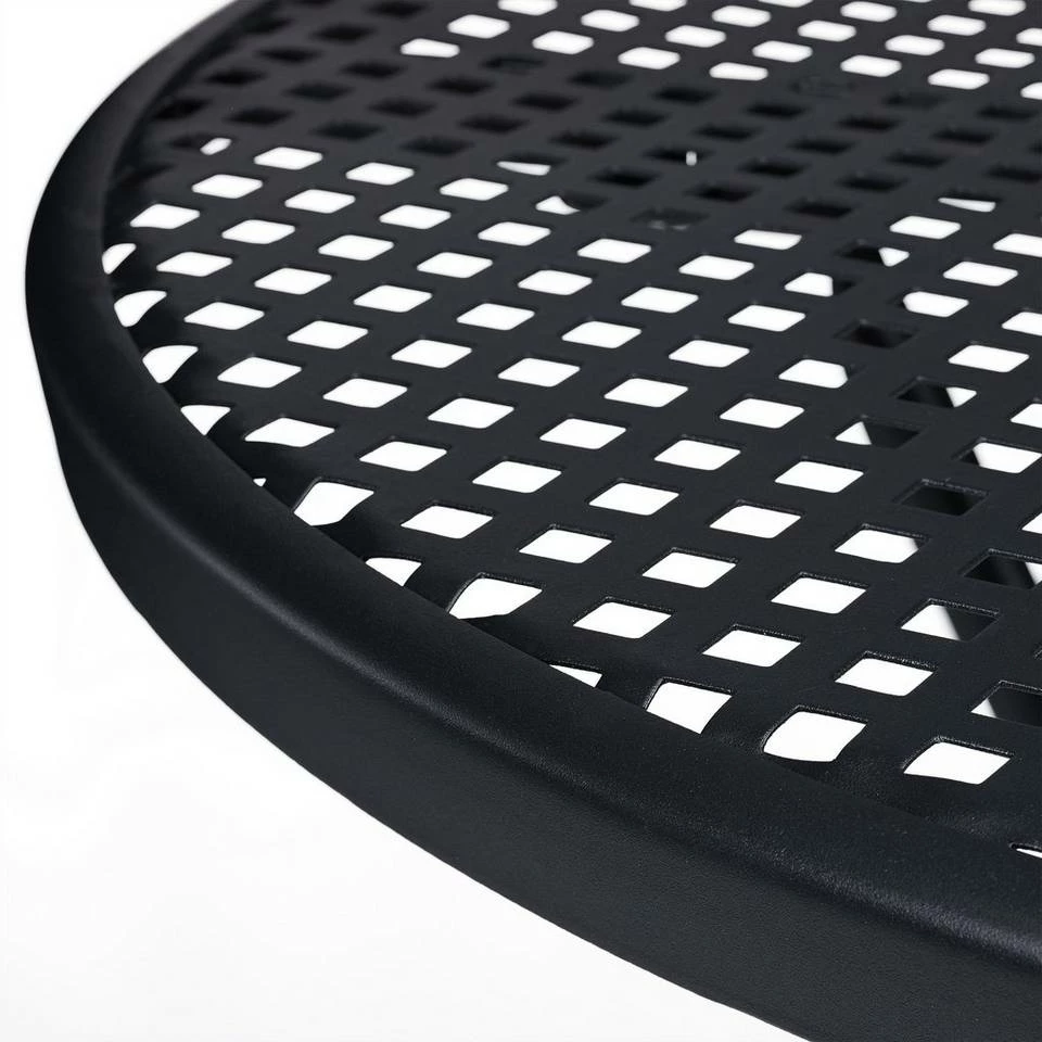 relaxdays Gartentisch »Gartentisch mit Schirmloch schwarz« 7 relaxdays Gartentisch »Gartentisch mit Schirmloch schwarz« – Bild 7