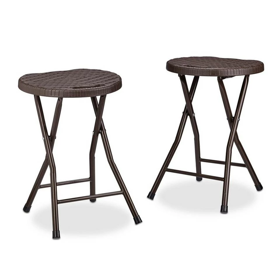 relaxdays Barhocker »Klapphocker BASTIAN«, Weiß Weiß, Dunkelbraun, Schwarz 10 relaxdays Barhocker »Klapphocker BASTIAN«, Weiß Weiß, Dunkelbraun, Schwarz – Bild 10