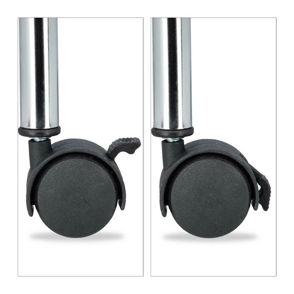 relaxdays Servierwagen »Servierwagen Metall mit 3 Ablagen« 4 relaxdays Servierwagen »Servierwagen Metall mit 3 Ablagen« – Bild 4