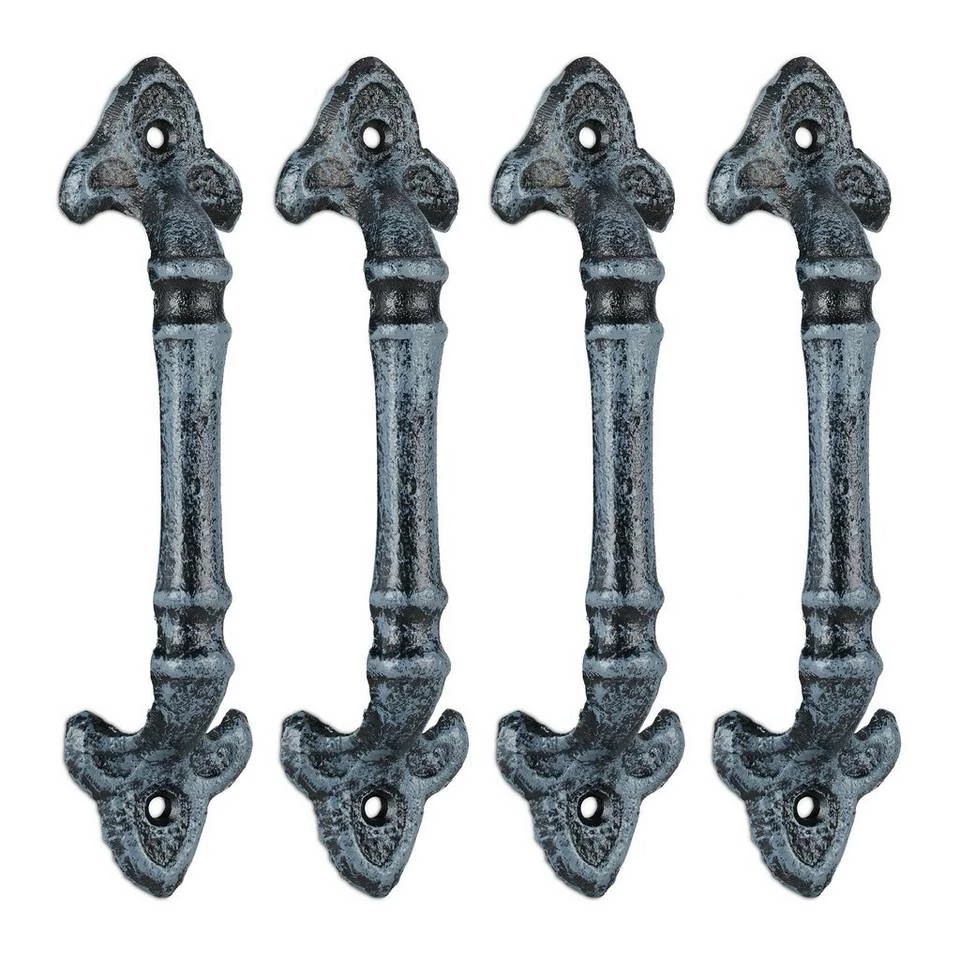 relaxdays Möbelgriff »4 x Möbelgriff Vintage grau« 1 relaxdays Möbelgriff »4 x Möbelgriff Vintage grau«