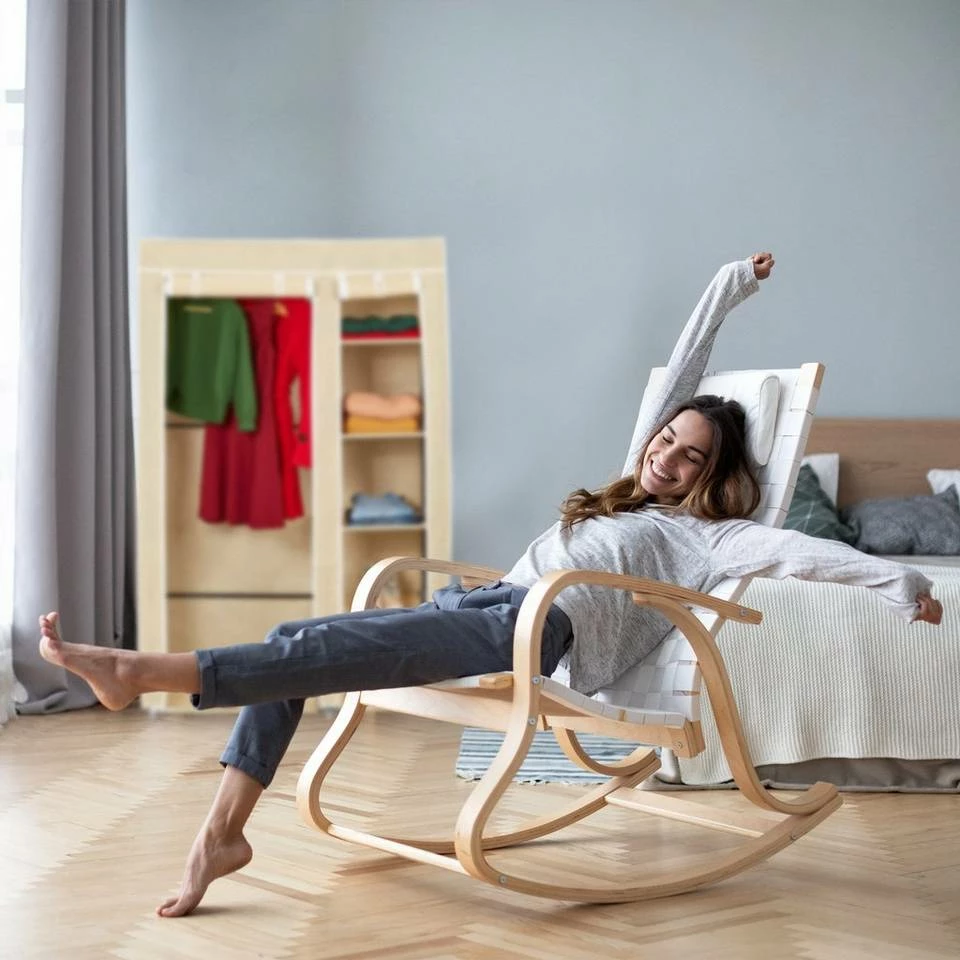 relaxdays Kleiderschrank »2 x Stoffschrank Kleiderstange beige« 5 relaxdays Kleiderschrank »2 x Stoffschrank Kleiderstange beige« – Bild 5