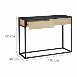 relaxdays Konsolentisch »Konsolentisch mit 2 Schubladen« -Deutschland Möbel Verkäufe 2024 758c4492 b73b 53e5 8108 8483f0470e24