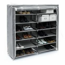 relaxdays Schuhregal »1 x Schuhschrank VALENTIN anthrazit«