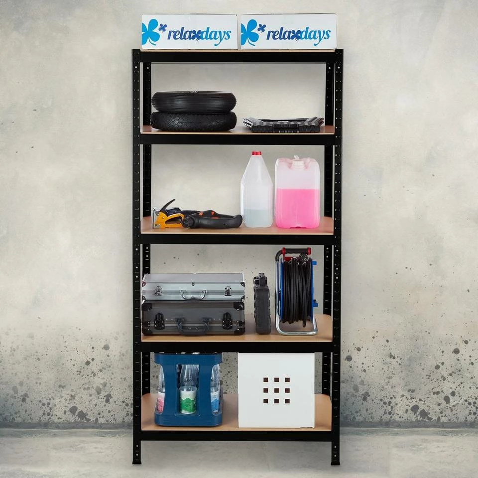 relaxdays Schwerlastregal »Schwerlastregal 1325 kg schwarz« 5 relaxdays Schwerlastregal »Schwerlastregal 1325 kg schwarz« – Bild 5