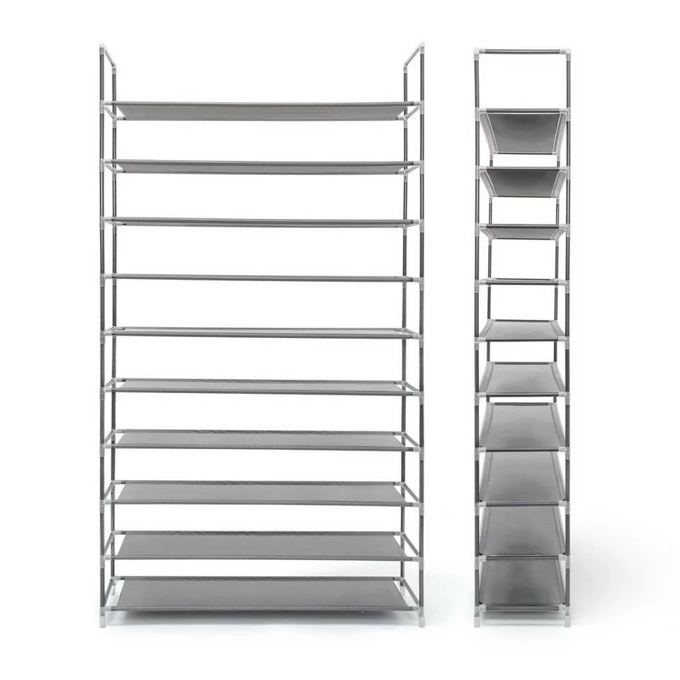 relaxdays Schuhregal »3 x Schuhregal für 50 Paar Schuhe grau« 8 relaxdays Schuhregal »3 x Schuhregal für 50 Paar Schuhe grau« – Bild 8