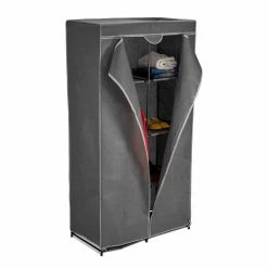 relaxdays Stoffschrank »Stoffschrank geschlossen« Anthrazit