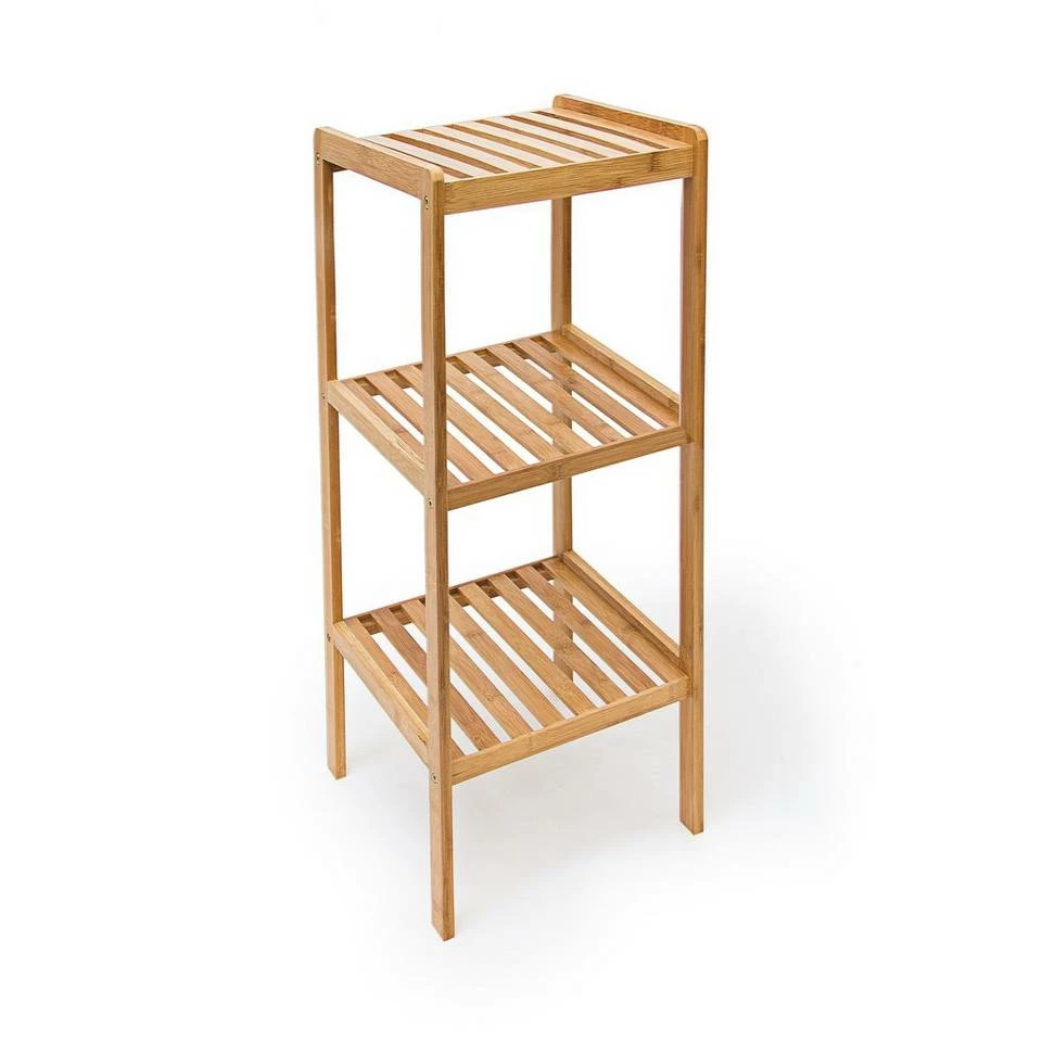 relaxdays Badregal »Bambus Badregal mit 3 Ablageflächen« 1 relaxdays Badregal »Bambus Badregal mit 3 Ablageflächen«