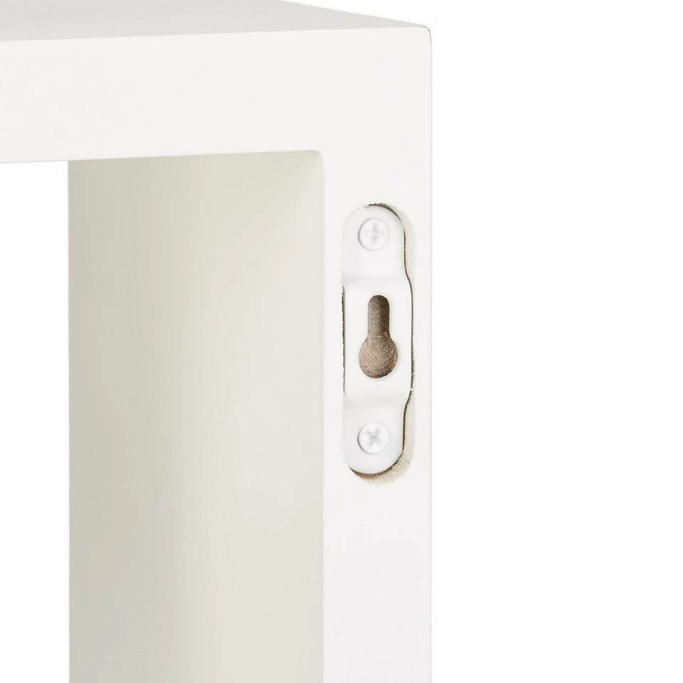 relaxdays Wandregal »Wandregal 2er-Set schief«, Weiß Hellblau, Weiß, Lila, Schwarz 7 relaxdays Wandregal »Wandregal 2er-Set schief«, Weiß Hellblau, Weiß, Lila, Schwarz – Bild 7