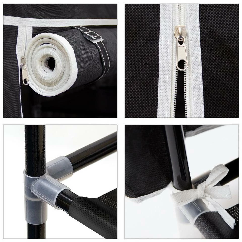 relaxdays Schuhregal »1 x Schuhschrank VALENTIN breit schwarz« 6 relaxdays Schuhregal »1 x Schuhschrank VALENTIN breit schwarz« – Bild 6