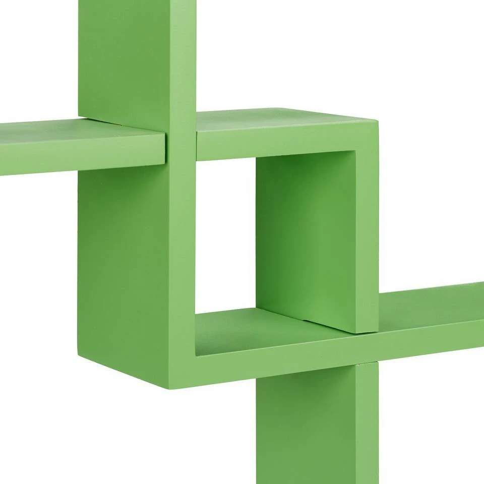 relaxdays Wandregal »Würfelregal 4er Set«, Grün Hellblau, Weiß, Grün, Lila 5 relaxdays Wandregal »Würfelregal 4er Set«, Grün Hellblau, Weiß, Grün, Lila – Bild 5