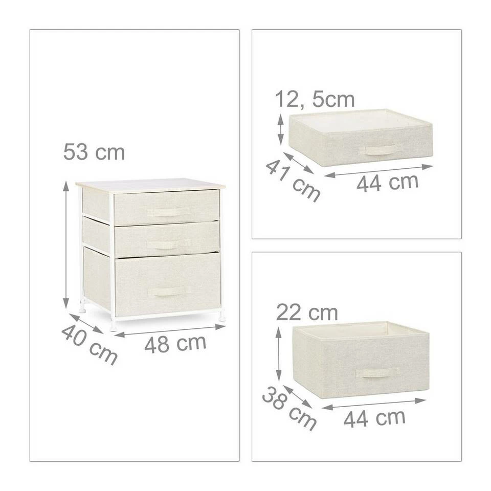 relaxdays Standregal »Regalsystem verschiedene Varianten beige«, C 4 relaxdays Standregal »Regalsystem verschiedene Varianten beige«, C – Bild 4