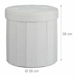 relaxdays Sitzhocker »Sitzhocker mit Stauraum Größe M rund«, Creme Anthrazit 11 relaxdays Sitzhocker »Sitzhocker mit Stauraum Größe M rund«, Creme Anthrazit -Deutschland Möbel Verkäufe 2024 78238d9d ee1c 5e04 bbc6 7d8df856f19d