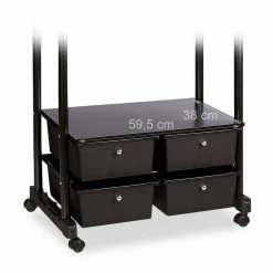 relaxdays Garderobe »Kleiderständer auf Rollen 4 Schubladen« -Deutschland Möbel Verkäufe 2024 79ded30e ed2b 58e9 8654 6797d683c258