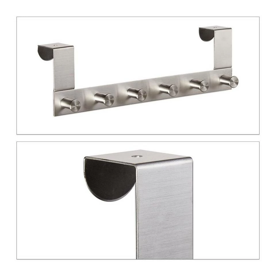 Türgarderobe »2 x Türgarderobe für stumpfe Türen«, relaxdays 8 Türgarderobe »2 x Türgarderobe für stumpfe Türen«, relaxdays – Bild 8