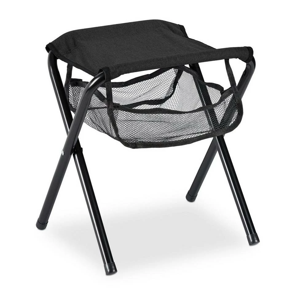 relaxdays Campinghocker »Schwarzer Klapphocker bis 120 kg« 10 relaxdays Campinghocker »Schwarzer Klapphocker bis 120 kg« – Bild 10