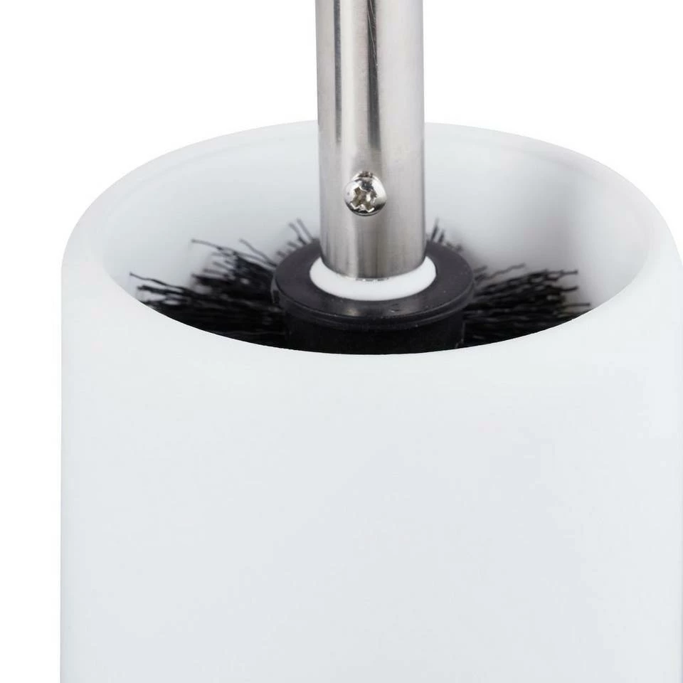 relaxdays Badezimmer-Set »WC-Garnitur rund«, Weiß Schwarz Silber, Weiß Silber Schwarz 7 relaxdays Badezimmer-Set »WC-Garnitur rund«, Weiß Schwarz Silber, Weiß Silber Schwarz – Bild 7