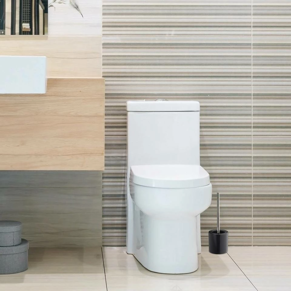 relaxdays Badezimmer-Set »WC Garnitur Keramik«, Grau Schwarz Silber, Anthrazit Silber Schwarz, Weiß Silber 2 relaxdays Badezimmer-Set »WC Garnitur Keramik«, Grau Schwarz Silber, Anthrazit Silber Schwarz, Weiß Silber – Bild 2