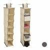 relaxdays Hängeregal »2 x Hängeregal Kleiderschrank beige«