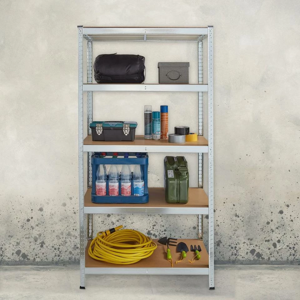 relaxdays Schwerlastregal »Schwerlastregal 5 Ebenen verzinkt« 5 relaxdays Schwerlastregal »Schwerlastregal 5 Ebenen verzinkt« – Bild 5