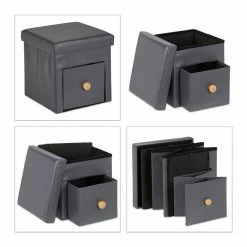 relaxdays Sitzhocker »Faltbarer Sitzhocker mit Schublade«, faltbar -Deutschland Möbel Verkäufe 2024 7c7457cb 43b0 56a6 b962 1216b5f8de3b