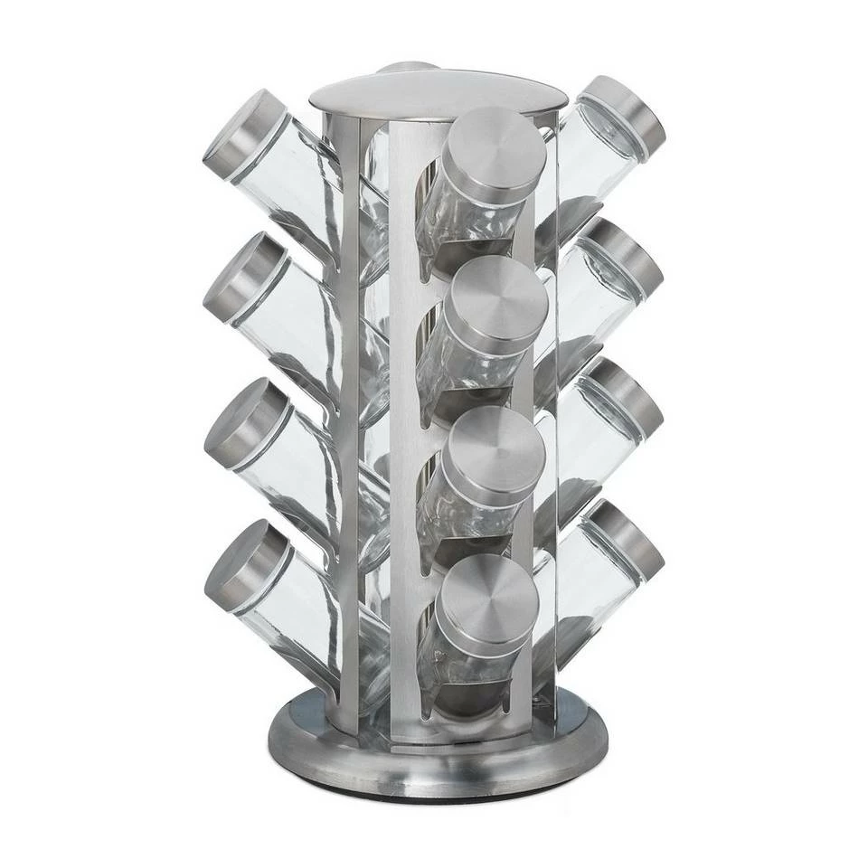 relaxdays Gewürzkarussell »Gewürzkarussell mit 16 Gläsern« 9 relaxdays Gewürzkarussell »Gewürzkarussell mit 16 Gläsern« – Bild 9