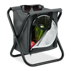 relaxdays Campinghocker »Campinghocker mit Kühltasche«, Schwarz, Klappbar Grau Schwarz -Deutschland Möbel Verkäufe 2024 7cde3de4 8ecb 54c1 a22a ed52568f5a34