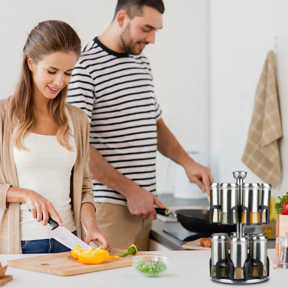 relaxdays Gewürzkarussell »Gewürzkarussell 12 Gläser« 3 relaxdays Gewürzkarussell »Gewürzkarussell 12 Gläser« – Bild 3