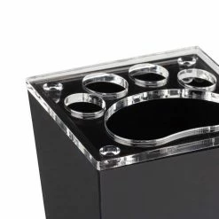 relaxdays Badezimmer-Set »Badaccessoires Set 5-teilig«, Schwarz Schwarz Transparent Silber, Wei&szlig; Transparent Silber -Deutschland Möbel Verkäufe 2024 7e3f35b3 86a9 501c 8128 3a3702ed8d02