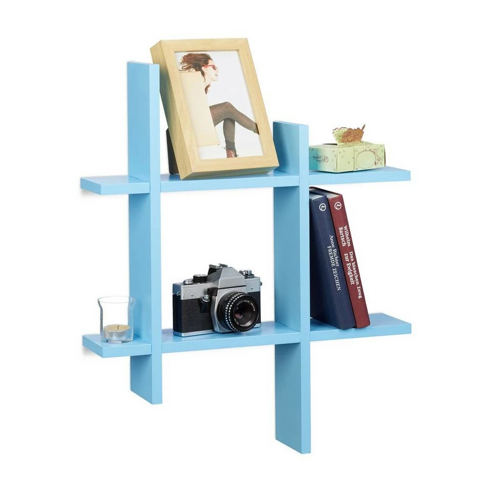 relaxdays Wandregal »Farbiges Wandregal mit 6 Fächern«, Grün Lila, Hellblau, Schwarz, Grün 9 relaxdays Wandregal »Farbiges Wandregal mit 6 Fächern«, Grün Lila, Hellblau, Schwarz, Grün – Bild 9