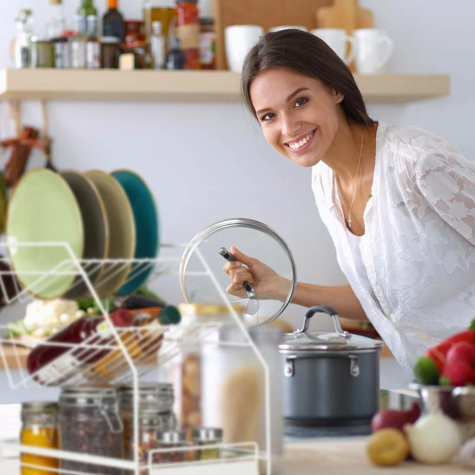 relaxdays Küchenregal »Küchenschrank Organizer Weiß« 3 relaxdays Küchenregal »Küchenschrank Organizer Weiß« – Bild 3