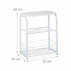 relaxdays Beistelltisch »Beistelltisch Aufbewahrung«, Weiß Gold Schwarz, Weiß -Deutschland Möbel Verkäufe 2024 7f407f62 5f43 5f7a 98f9 f11f38e20e35