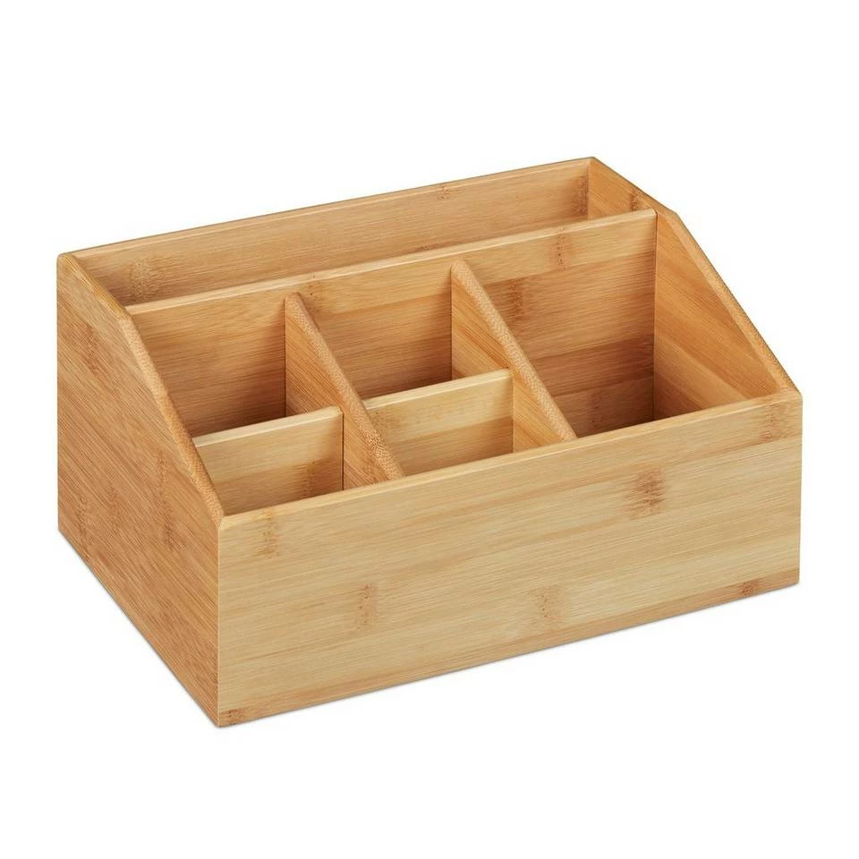 relaxdays Schreibtischaufsatz »Schreibtisch Organizer Bambus« 9 relaxdays Schreibtischaufsatz »Schreibtisch Organizer Bambus« – Bild 9