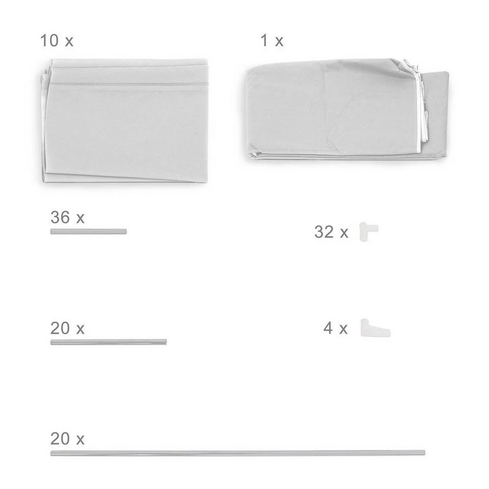 relaxdays Schuhregal »1 x Schuhregal für 20 Paar Schuhe weiß« 7 relaxdays Schuhregal »1 x Schuhregal für 20 Paar Schuhe weiß« – Bild 7