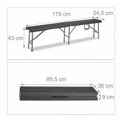 relaxdays Bierzeltgarnitur »Bierzeltgarnitur Rattan-Optik grau« -Deutschland Möbel Verkäufe 2024 80bb50d4 dbd9 59b5 ac72 e49913c597c5