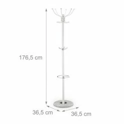 relaxdays Garderobenständer »Garderobenständer mit Schirmständer«, Weiß -Deutschland Möbel Verkäufe 2024 815879ed 0e56 5bab 97b5 ca8fb7f61467