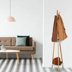 relaxdays Garderobenständer »Garderobenständer Weiß/Natur« -Deutschland Möbel Verkäufe 2024 818b258b d93d 56d0 9e7b 60dba106e183