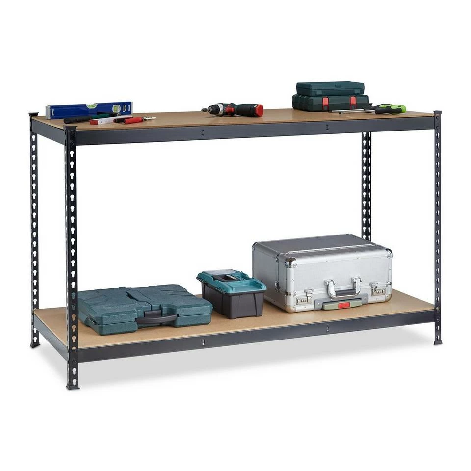 relaxdays Werkbank »Schwarze Werkbank« 1 relaxdays Werkbank »Schwarze Werkbank«